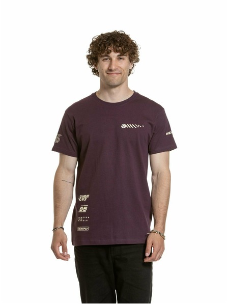 Meatfly Meatfly muška majica Furious Blackberry | Crvena