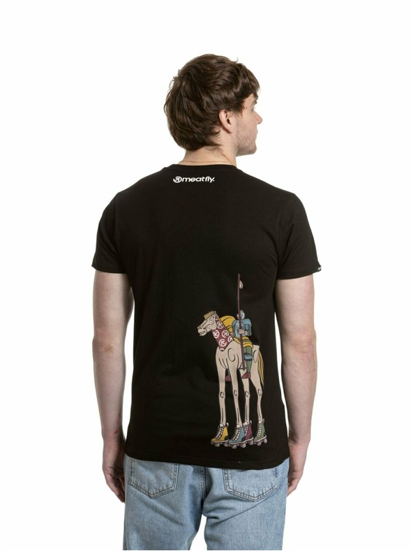 Meatfly Meatfly muška majica Horse Black