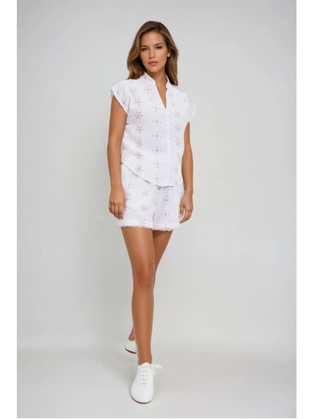 Moodo Ženske kratke hlače Moodo - bijele