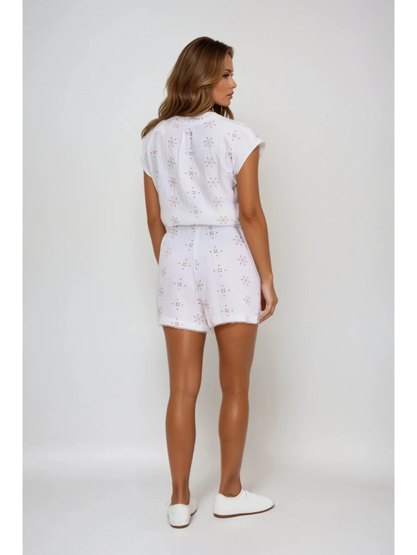 Moodo Ženske kratke hlače Moodo - bijele