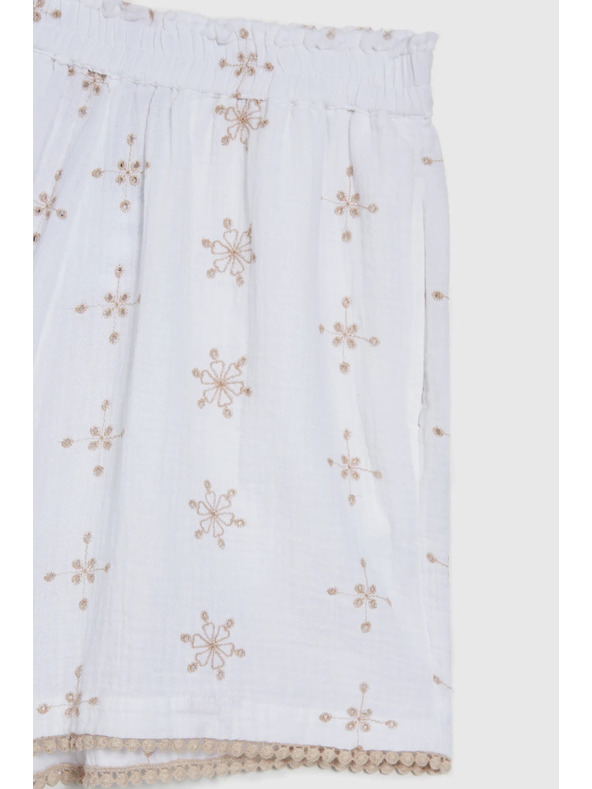 Moodo Ženske kratke hlače Moodo - bijele