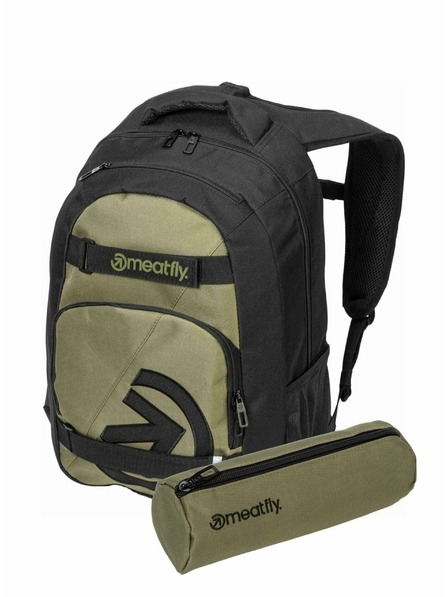 Meatfly Meatfly ruksak Exile Olivine 24 L + PERNICA | Zelena | Volumen 24 L