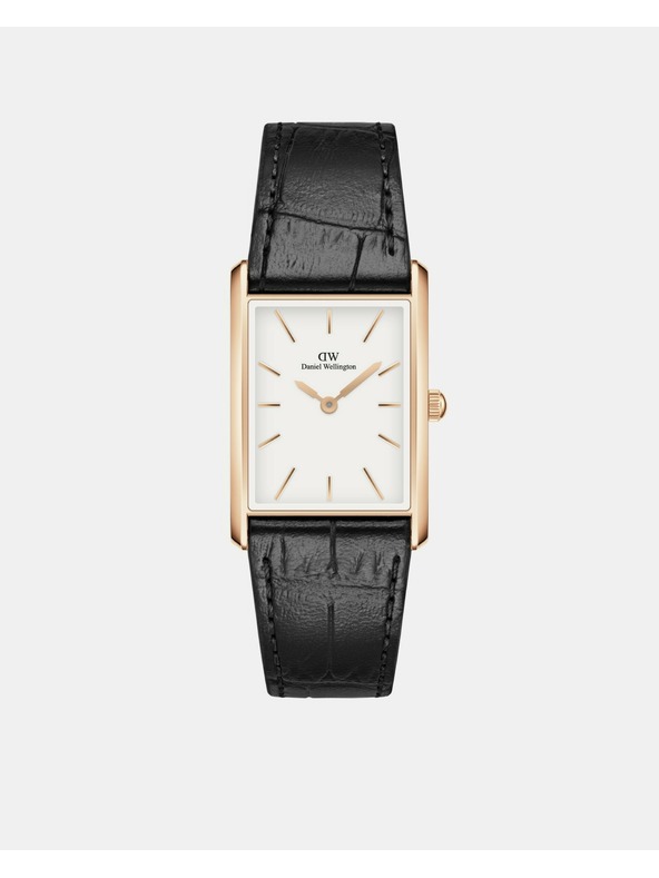 Daniel Wellington Ženske sate Daniel Wellington Bound Black Crocodile Rose Gold DW00100698