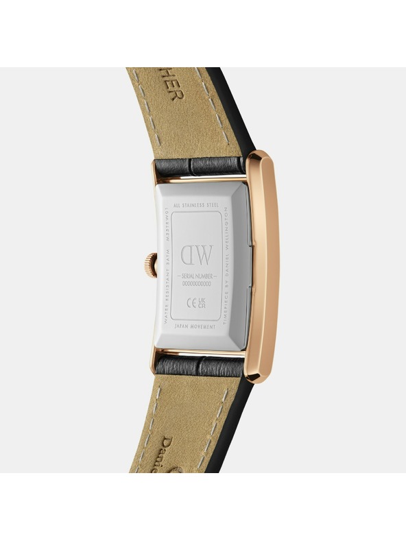 Daniel Wellington Ženske sate Daniel Wellington Bound Black Crocodile Rose Gold DW00100698