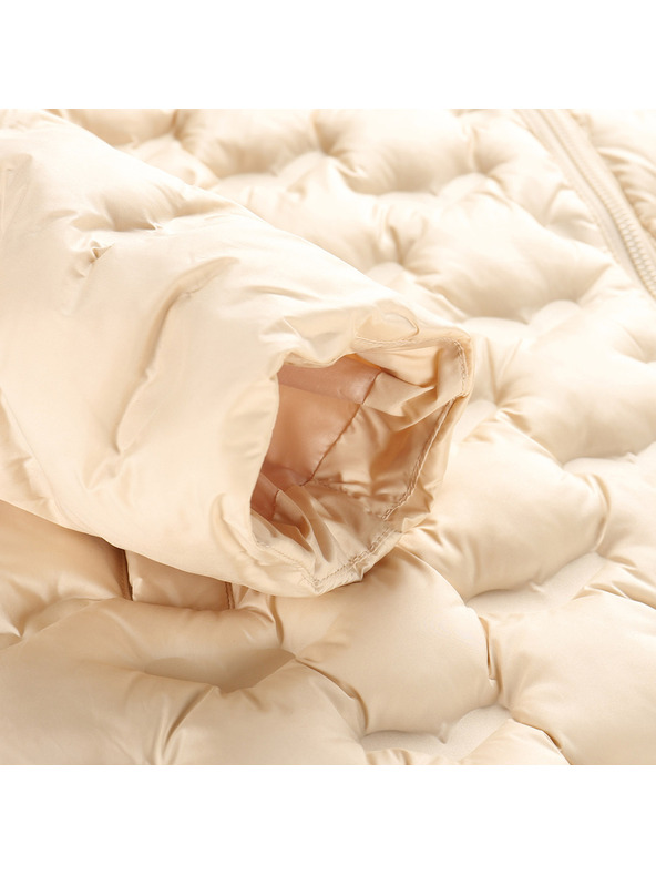 ALPINE PRO Ženski zimski kaput hi-therm ALPINE PRO AWEDA 2 shifting sand