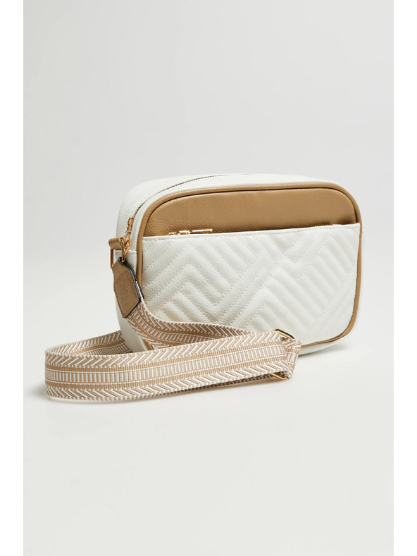 Moodo Bež-bijela torba