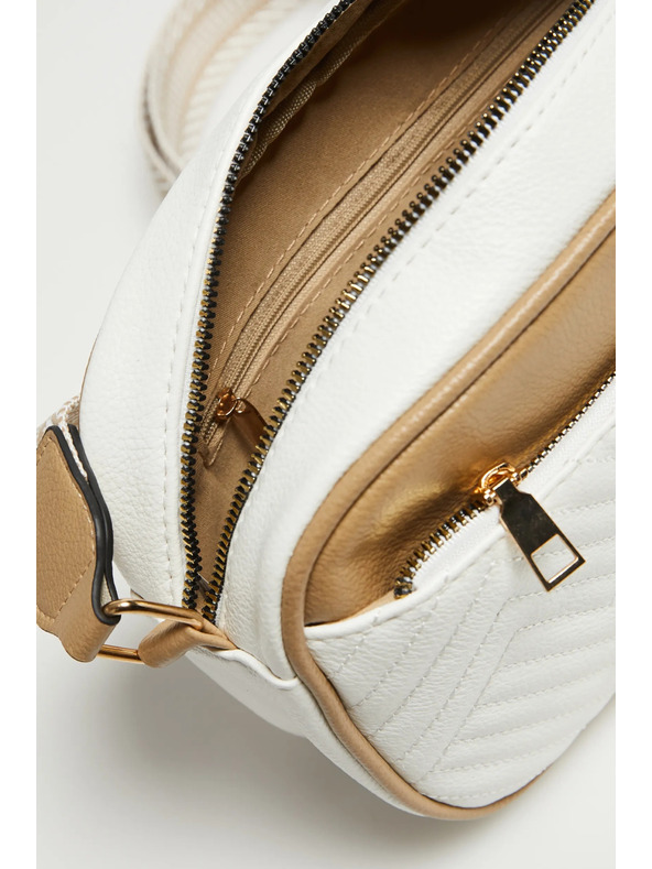 Moodo Bež-bijela torba