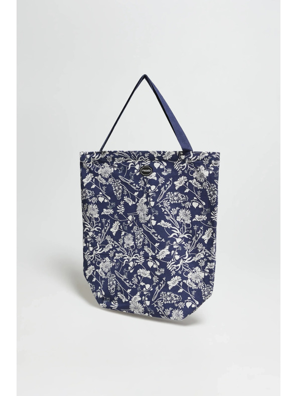 Moodo Plava cvjetna torba od pamuka Moodo