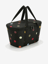 Reisenthel Crna hlađena točkasta nakupna torba Reisenthel Coolerbag XS