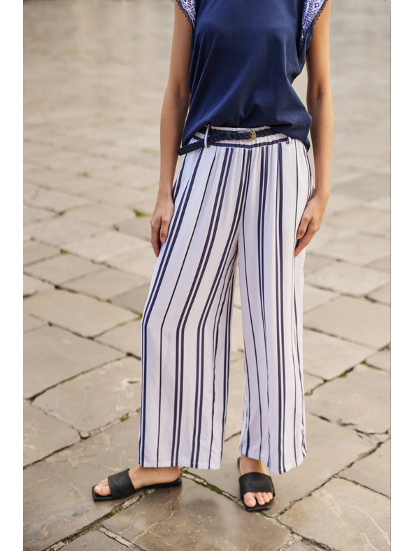 Moodo Ženske prugaste hlače Moodo