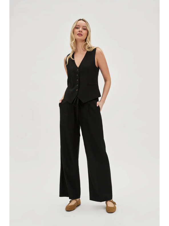 Moodo Ženske hlače Moodo - crne