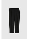 Moodo Crne ženske hlače Moodo