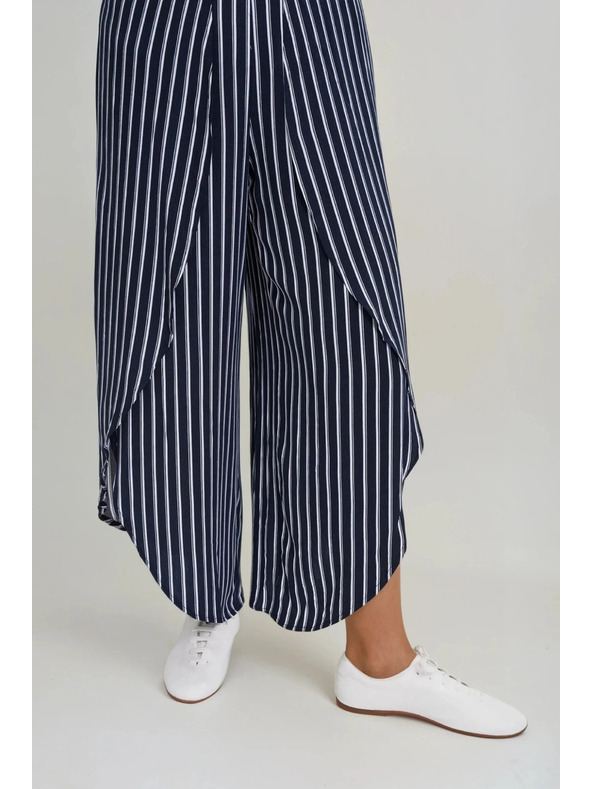 Moodo Ženske asimetrične hlače s prorezima