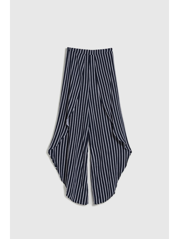 Moodo Ženske asimetrične hlače s prorezima