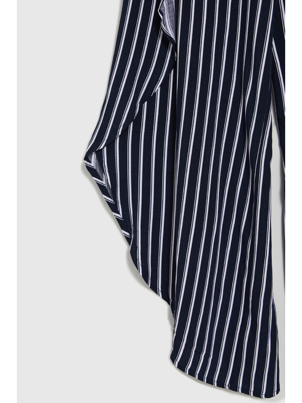 Moodo Ženske asimetrične hlače s prorezima