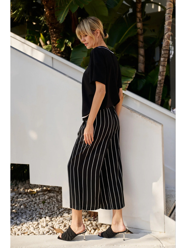 Moodo Ženske prugaste hlače Moodo