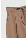 Moodo Svijetlosmeđe široke hlače Moodo
