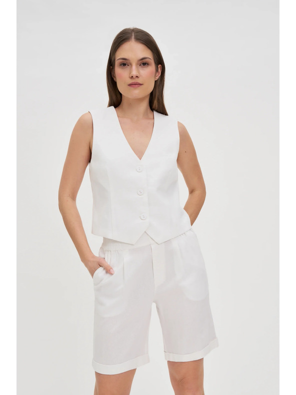 Moodo Ženske kratke hlače Moodo - bijele