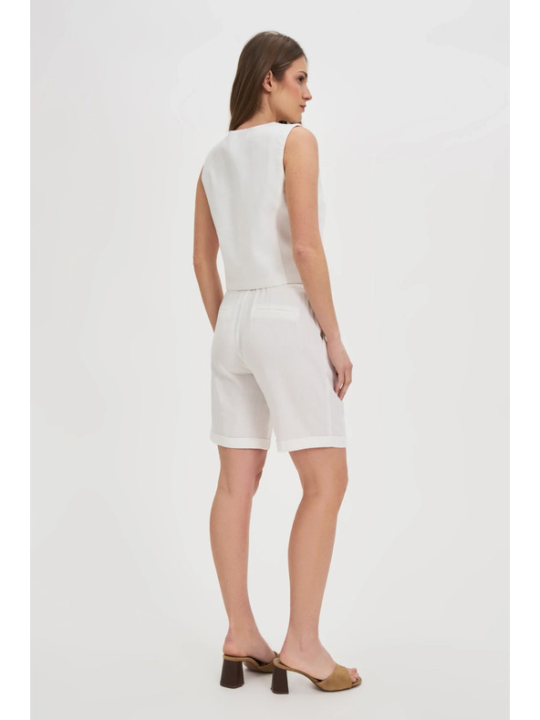Moodo Ženske kratke hlače Moodo - bijele