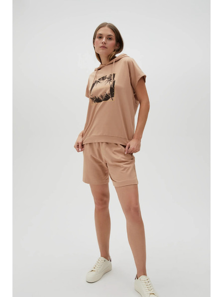 Moodo Ženske kratke hlače Moodo - smeđe
