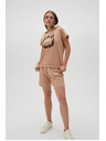 Moodo Ženske kratke hlače Moodo - smeđe