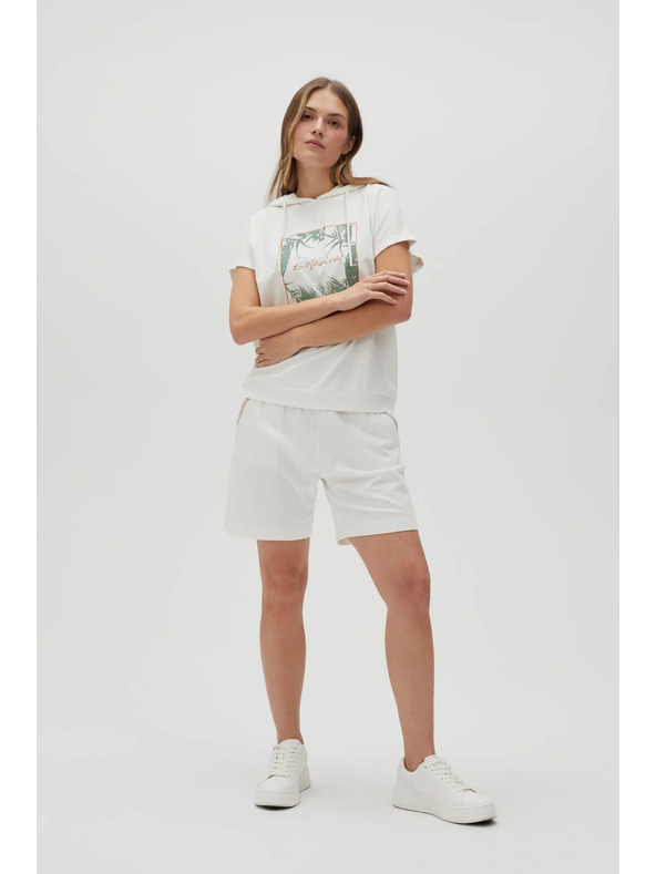 Moodo Ženske kratke hlače Moodo - bijele