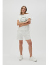 Moodo Ženske kratke hlače Moodo - bijele