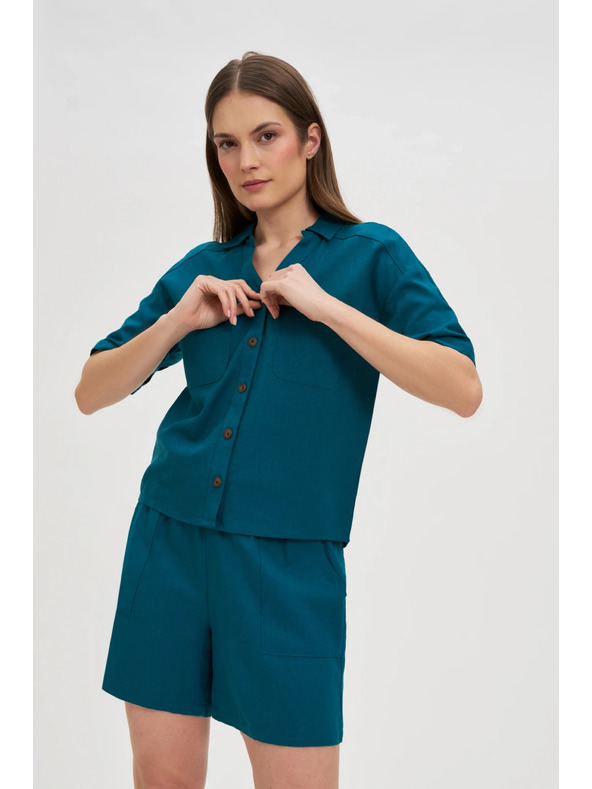 Moodo Ženske kratke hlače Moodo - zelene