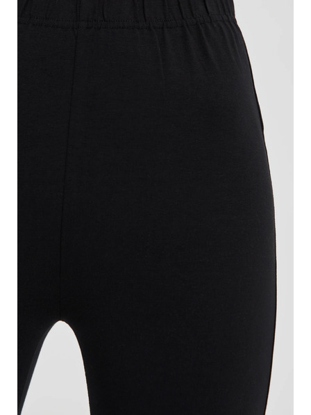 Moodo Crne ženske 3/4 tajice s vezicama