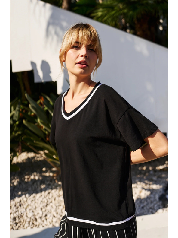 Moodo Ženska majica Moodo – crna