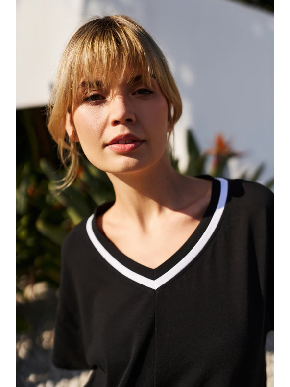 Moodo Ženska majica Moodo – crna