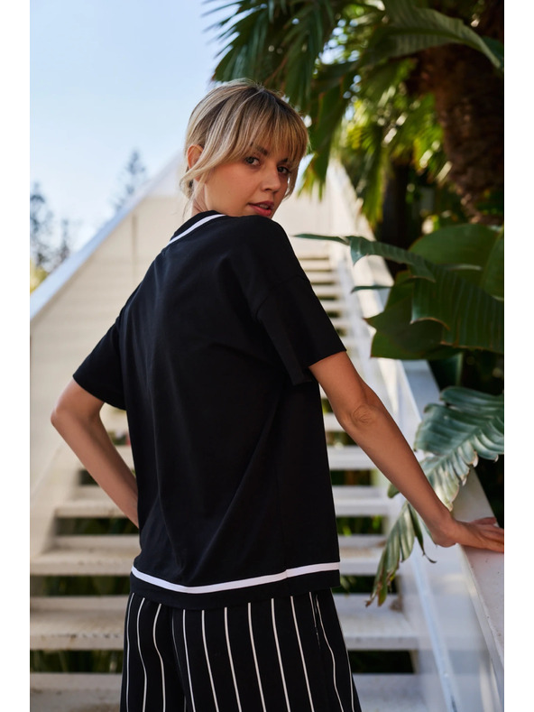 Moodo Ženska majica Moodo – crna