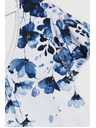 Moodo Bijela bluza s plavim cvjetovima