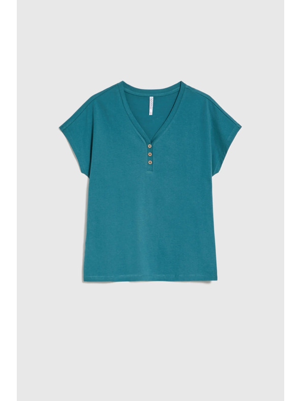 Moodo Ženska bluza s dekorativnim gumbima