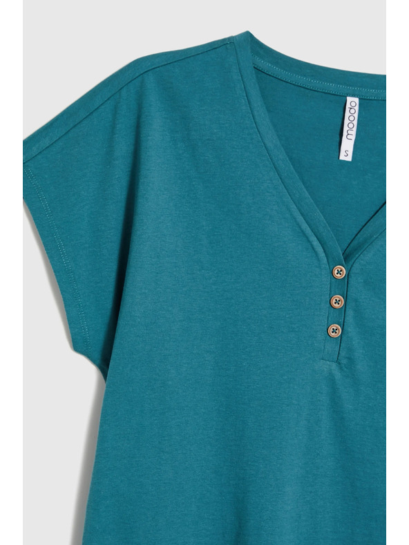 Moodo Ženska bluza s dekorativnim gumbima