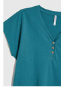 Moodo Ženska bluza s dekorativnim gumbima