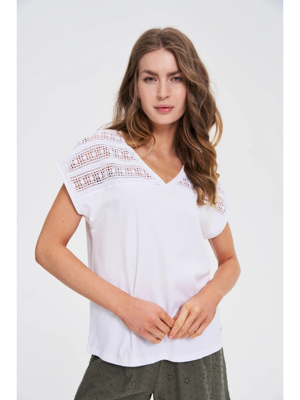 Moodo Bijela labava bluza