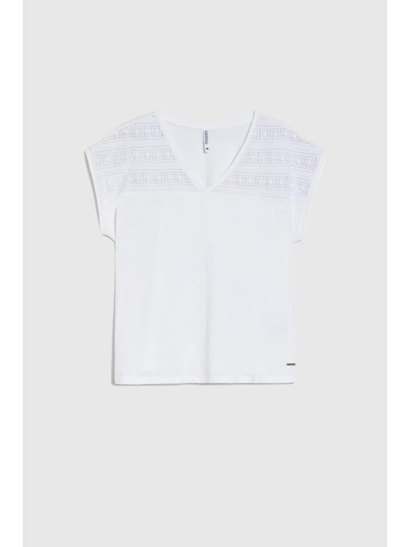 Moodo Bijela labava bluza