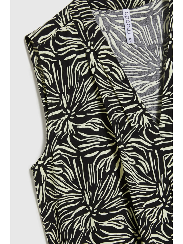 Moodo Crno-bijela bluza bez rukava