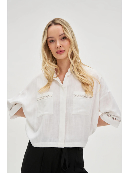 Moodo Ženski top Moodo - bijeli