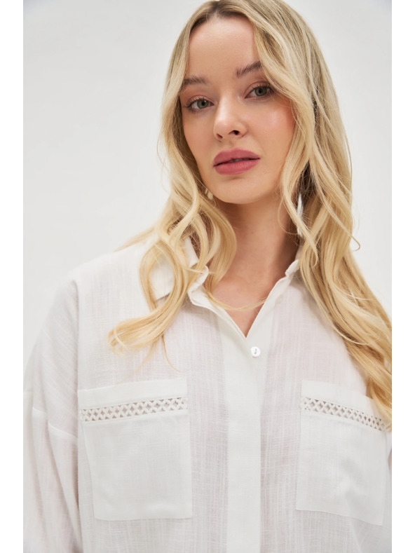 Moodo Ženski top Moodo - bijeli