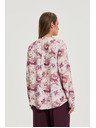 Moodo Ružičasta cvjetna bluza Moodo