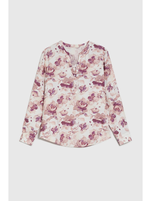 Moodo Ružičasta cvjetna bluza Moodo