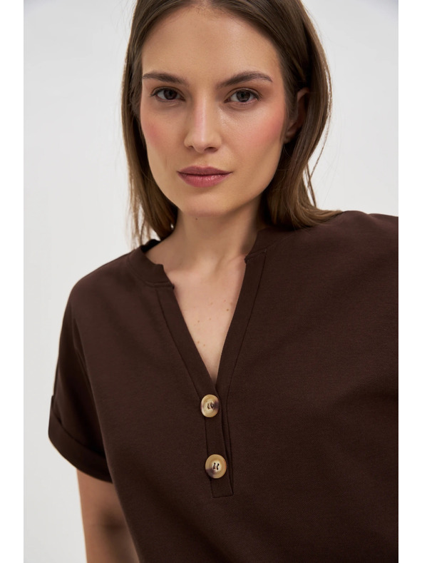 Moodo Smeđi labavi top