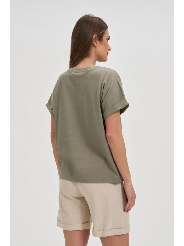 Moodo Khaki labavi top