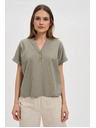 Moodo Khaki labavi top