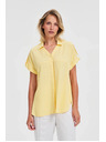 Moodo Masleno žuta bluza s kratkim rukavima
