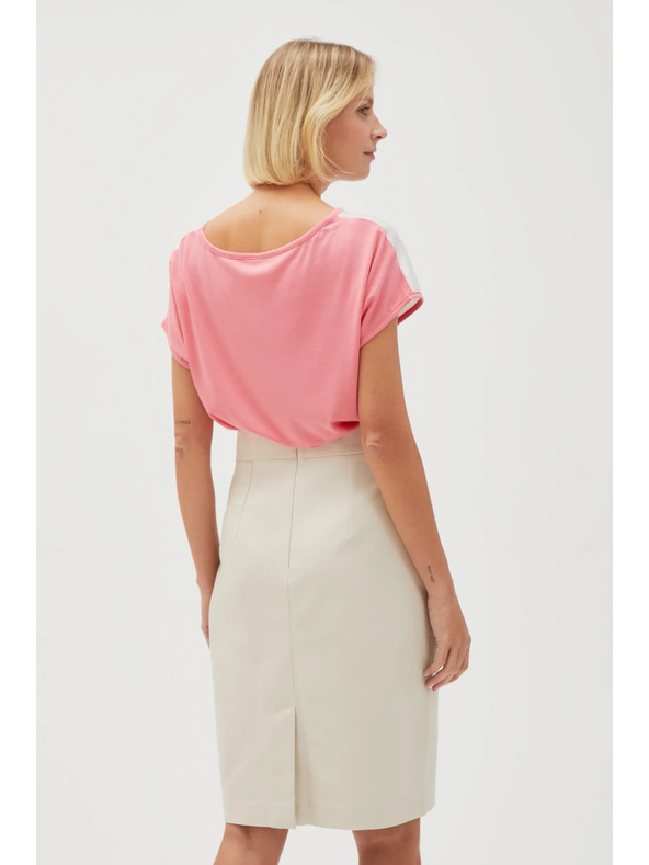 Moodo Ženska bijela bluza s cvjetovima