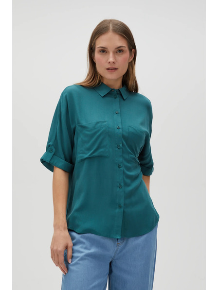 Moodo Zelena košulja s opcionalnom dužinom rukava