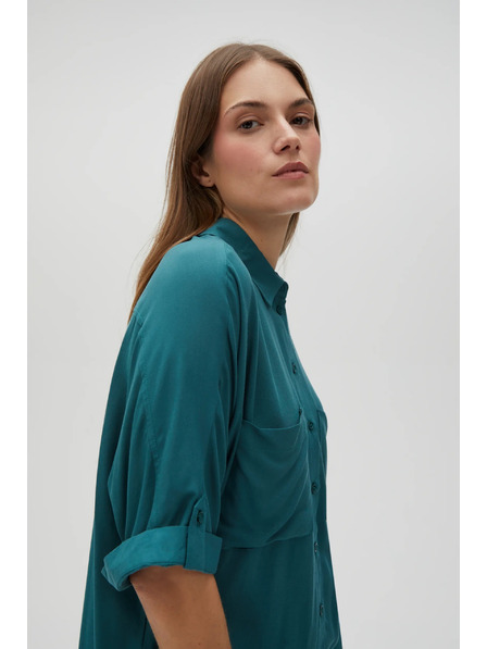 Moodo Zelena košulja s opcionalnom dužinom rukava